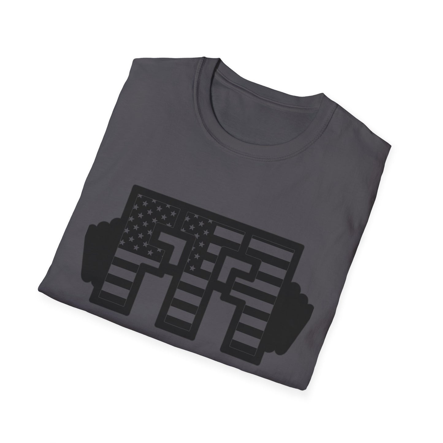 Vintage American Flag Maze T-Shirt - Unisex Softstyle Tee for Puzzle Lovers