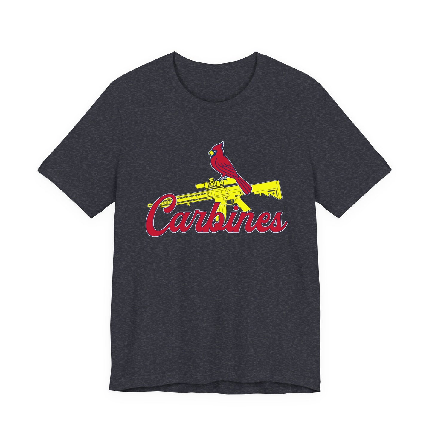 Carbines Cardinal Tee — Gun & Cardinal Graphic T-Shirt